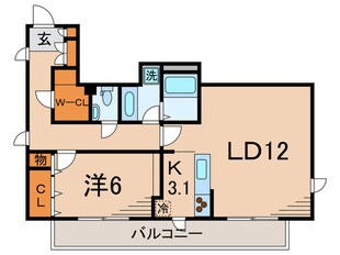 シャンブル向丘の物件間取画像